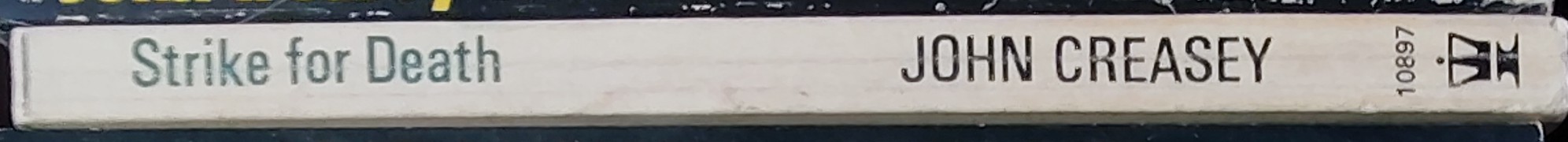 John Creasey  STRIKE FOR DEATH (Inspector West) spine of book image