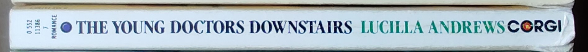 Lucilla Andrews  THE YOUNG DOCTORS DOWNSTAIRS spine of book image