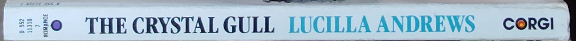 Lucilla Andrews  THE CRYSTAL GULL spine of book image