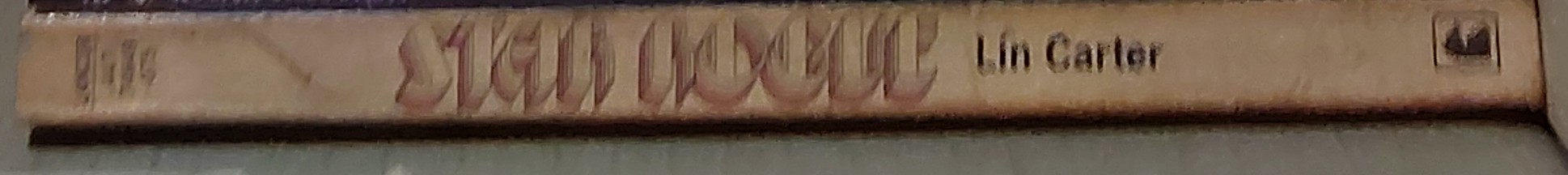 Lin Carter  STAR ROGUE spine of book image