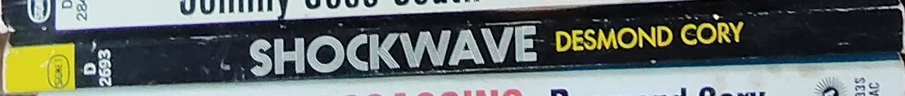Desmond Cory  SHOCKWAVE spine of book image