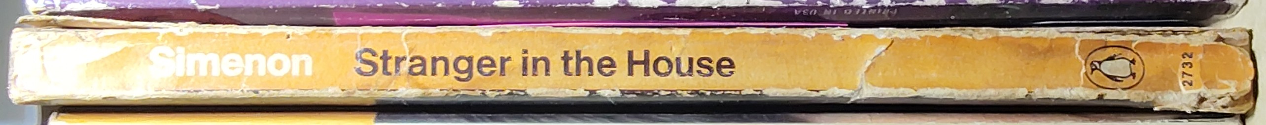Georges Simenon  STRANGER IN THE HOUSE (Film tie-in) spine of book image