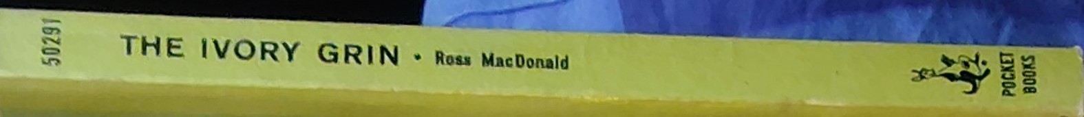 Ross MacDonald  THE IVORY GRIN spine of book image