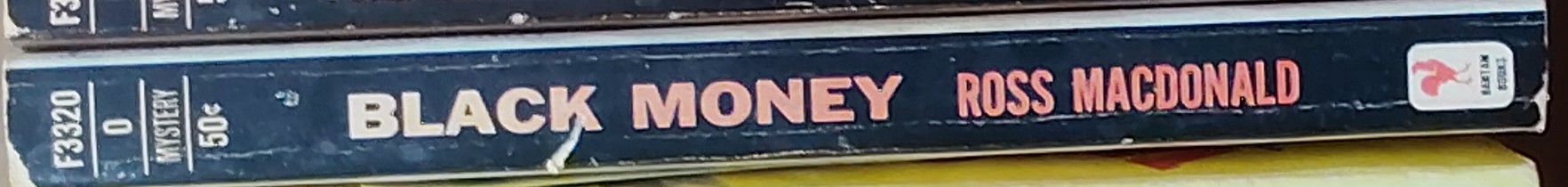 Ross MacDonald  BLACK MONEY spine of book image