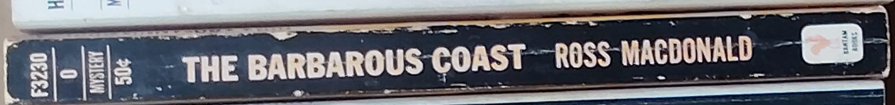 Ross MacDonald  THE BARBAROUS COAST spine of book image
