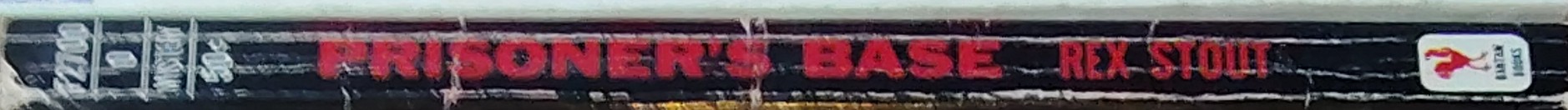 Rex Stout  PRISONER'S BASE spine of book image