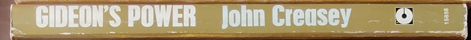 J.J. Marric  GIDEON'S POWER spine of book image