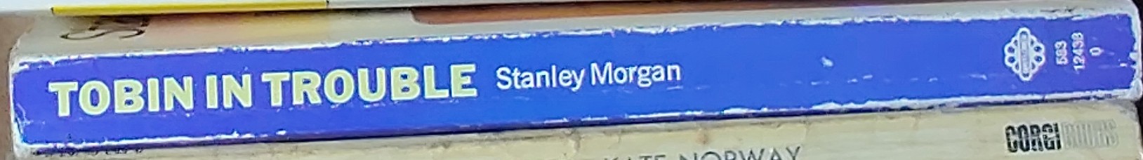 Stanley Morgan  TOBIN IN TROUBLE spine of book image