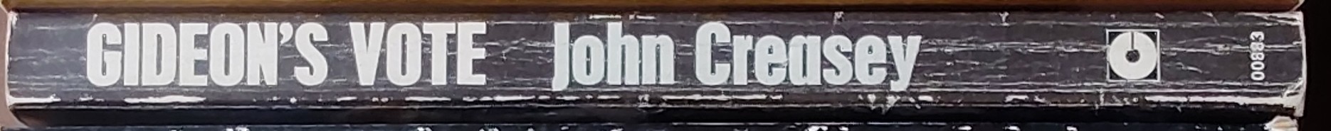 J.J. Marric  GIDEON'S VOTE spine of book image