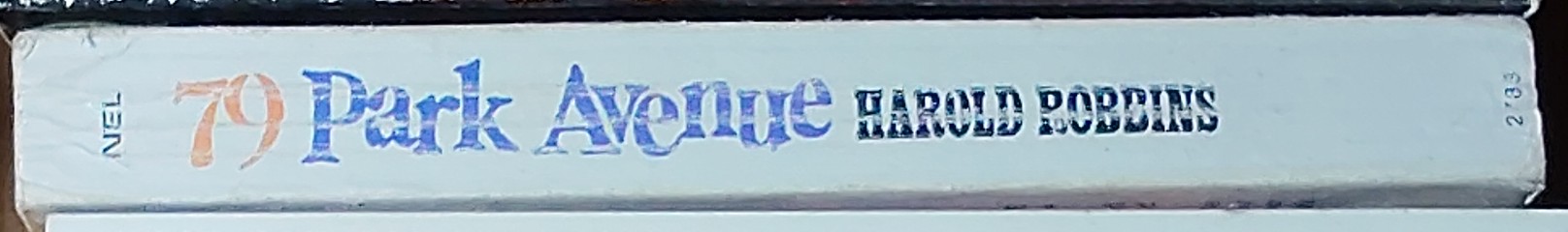 Harold Robbins  79-PARK AVENUE spine of book image