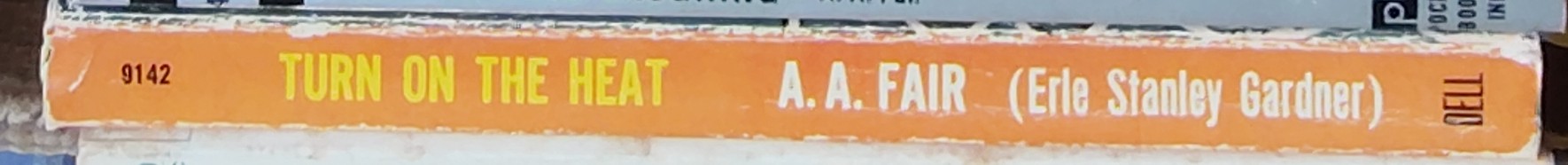 A.A. Fair  TURN ON THE HEAT spine of book image