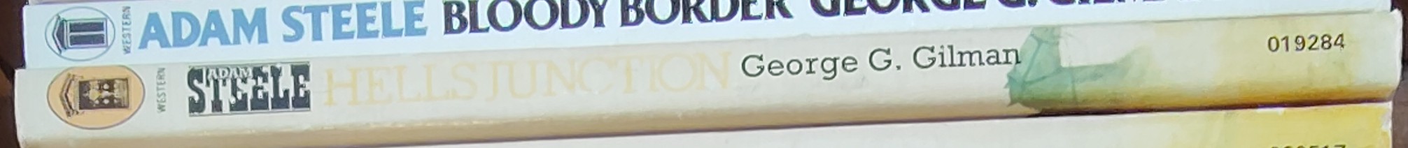 George G. Gilman  ADAM STEELE: HELL'S JUNCTION spine of book image