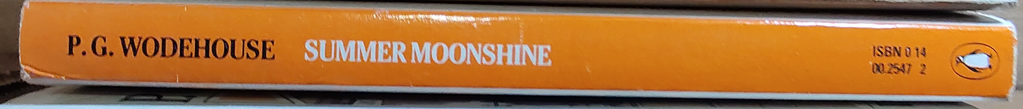 P.G. Wodehouse  SUMMER MOONSHINE spine of book image