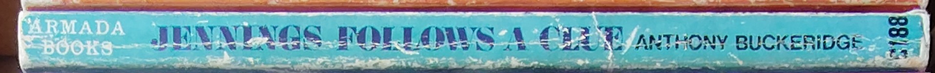 Anthony Buckeridge  JENNINGS FOLLOWS A CLUE spine of book image