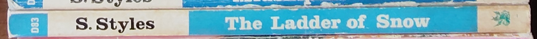 Showell Styles  THE LADDER OF SNOW spine of book image