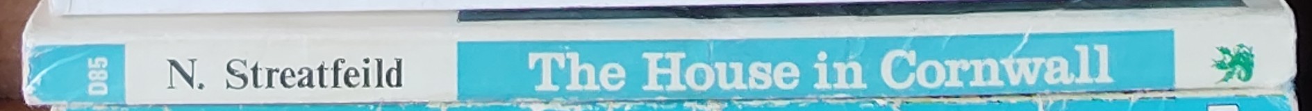 Noel Streatfeild  THE HOUSE IN CORNWALL spine of book image