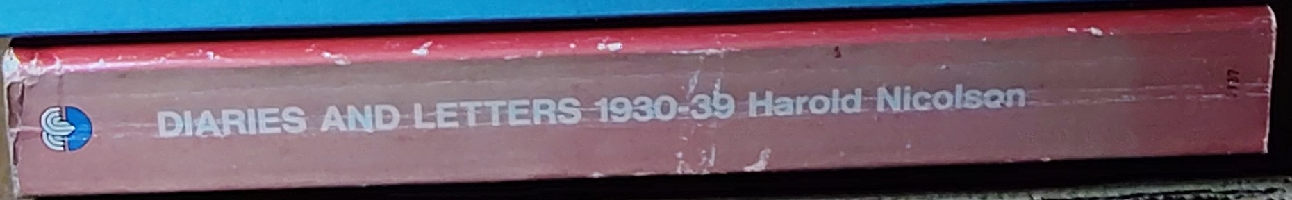 Nigel Nicolson (edits) HAROLD NICOLSON DIARIES & LETTERS 1930-1939 spine of book image