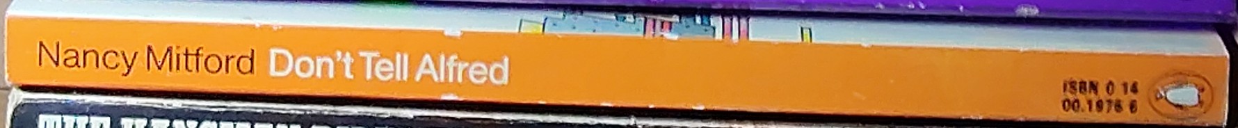 Nancy Mitford  DON'T TELL ALFRED spine of book image