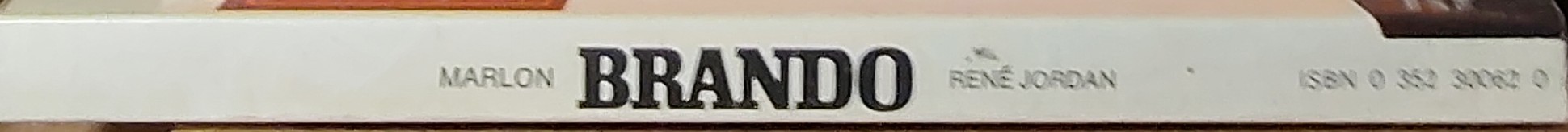 Rene Jordan  MARLON BRANDO spine of book image