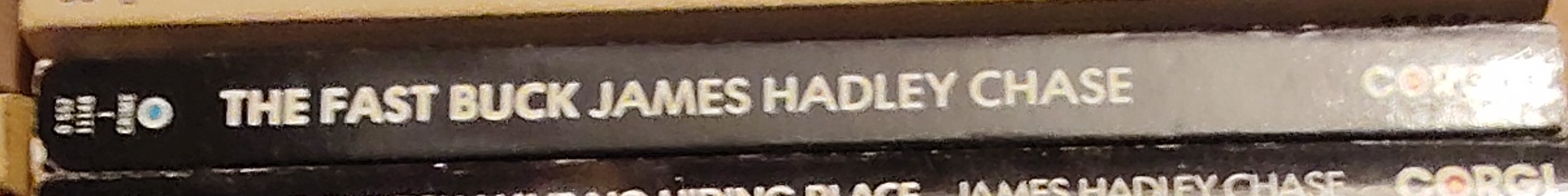 James Hadley Chase  THE FAST BUCK spine of book image