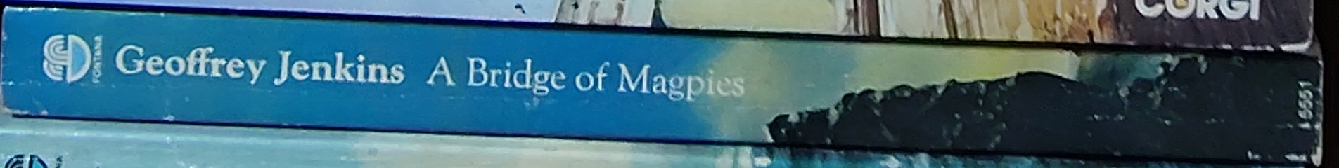 Geoffrey Jenkins  A BRIDGE OF MAGPIES spine of book image