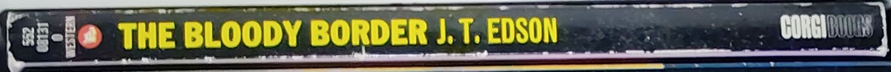 J.T. Edson  THE BLOODY BORDER spine of book image