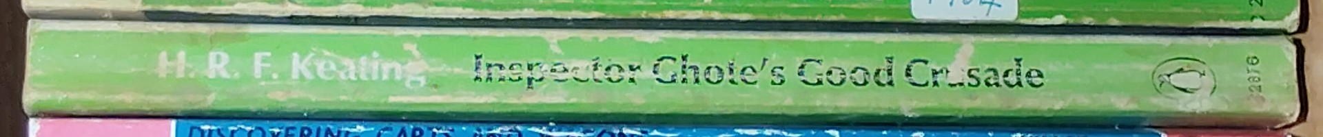 H.R.F. Keating  INSPECTOR GHOTE'S GOOD CRUSADE spine of book image