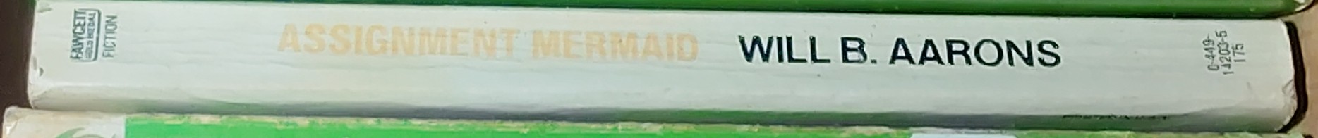 Edward S. Aarons  ASSIGNMENT MERMAID spine of book image