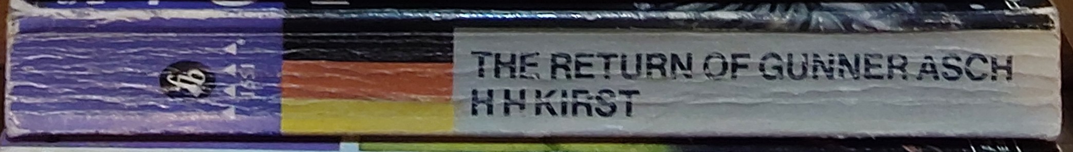 H.H. Kirst  THE RETURN OF GUNNER ASCH spine of book image