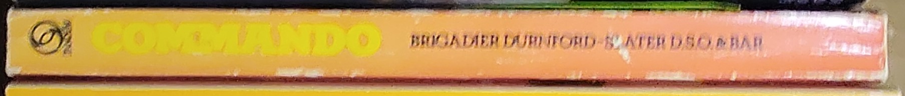 Brigadier Durnford-Slater  COMMANDO spine of book image