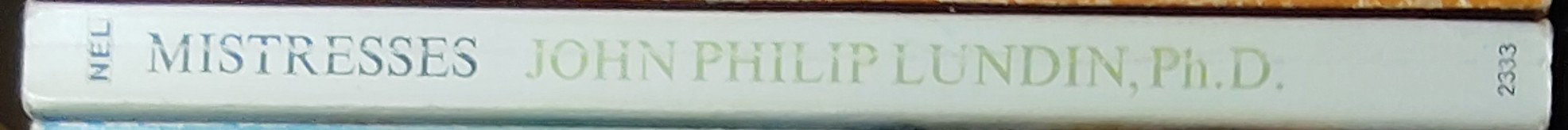 John Philip Lundin  MISTRESSES spine of book image