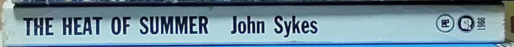 John Sykes  THE HEAT OF SUMMER spine of book image