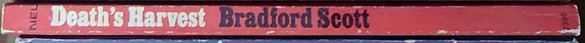 Bradford Scott  DEATH'S HARVEST spine of book image