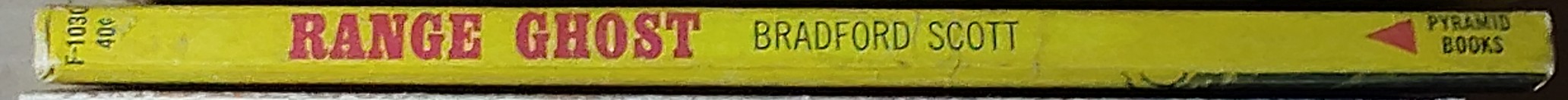 Bradford Scott  RANGE GHOST spine of book image