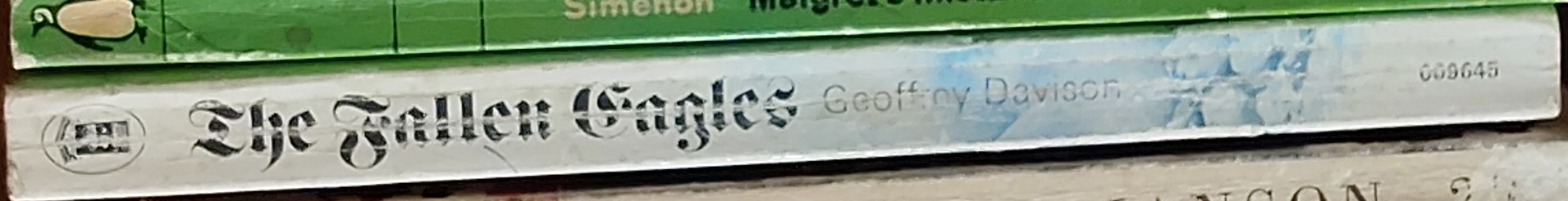 Geoffrey Davison  THE FALLEN EAGLES spine of book image