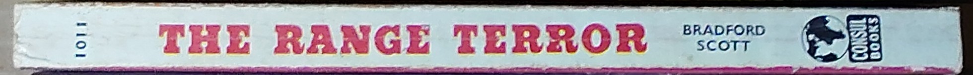 Bradford Scott  THE RANGE TERROR spine of book image