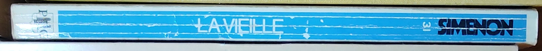 Georges Simenon  LA VIEILLE spine of book image