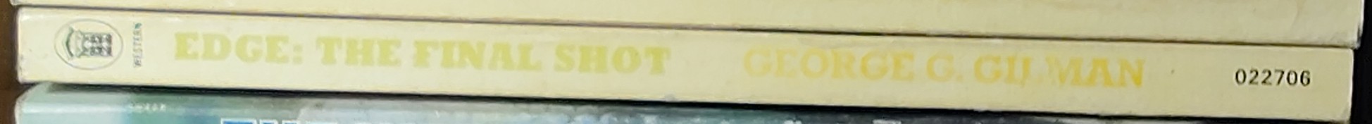 George G. Gilman  EDGE 16: THE FINAL SHOT spine of book image