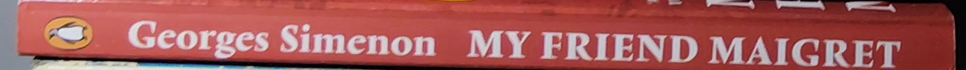 Georges Simenon  MY FRIEND MAIGRET spine of book image