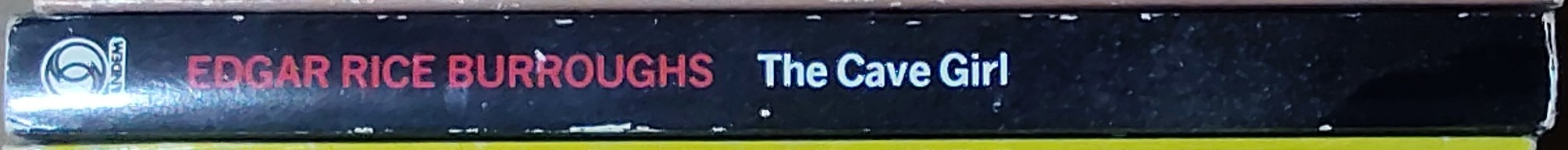 Edgar Rice Burroughs  THE CAVE GIRL spine of book image