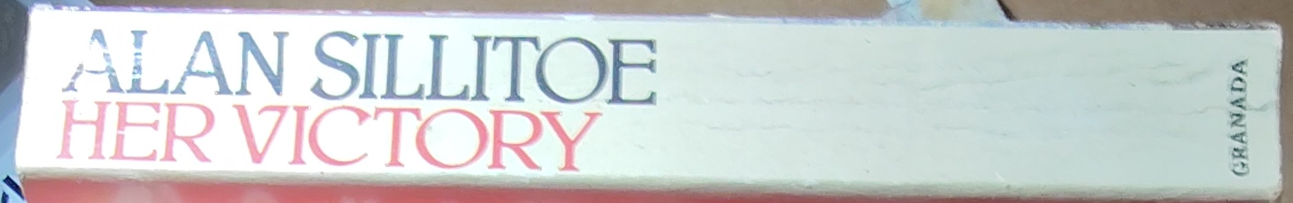 Alan Sillitoe  HER VICTORY spine of book image