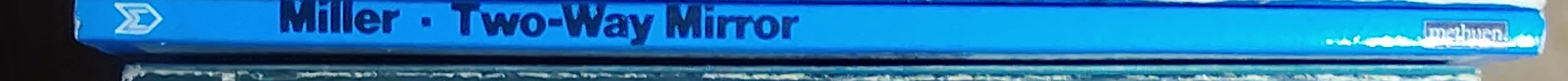 Arthur Miller  TWO-WAY MIRROR spine of book image