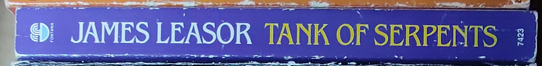 James Leasor  TANK OF SERPENTS spine of book image