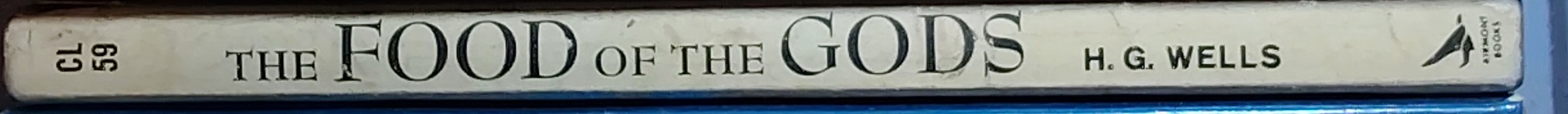 H.G. Wells  THE FOOD OF THE GODS spine of book image