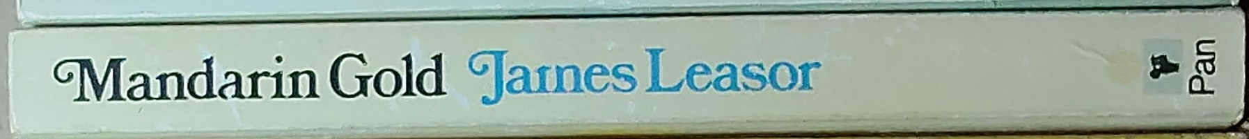 James Leasor  MANDARIN GOLD spine of book image