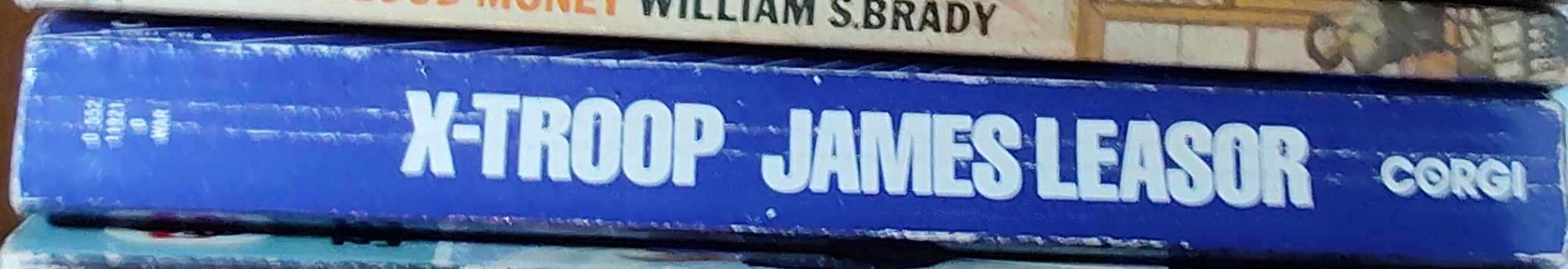James Leasor  X-TROOP spine of book image