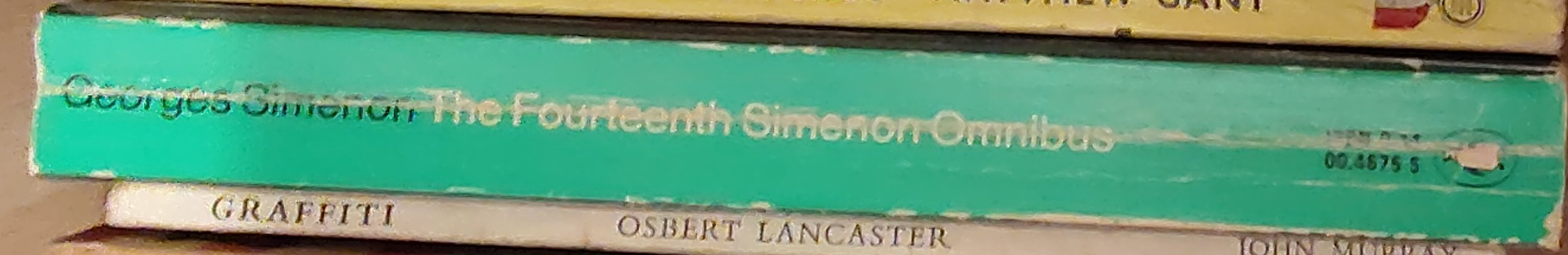 Georges Simenon  THE FOURTEENTH SIMENON OMNIBUS: MAIGRET AND THE SPINSTER/ BETTY/ MAIGRET AND THE BLACK SHEEP spine of book image