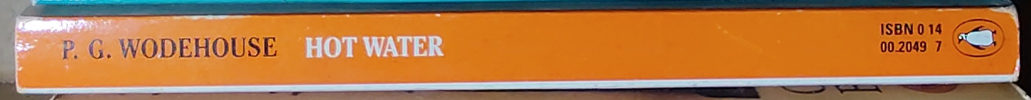 P.G. Wodehouse  HOT WATER spine of book image