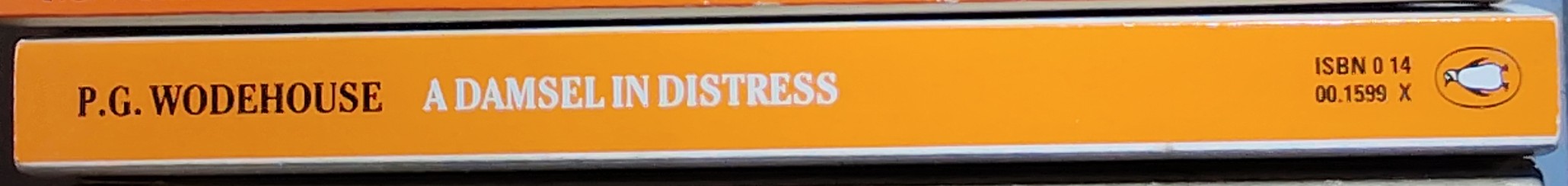 P.G. Wodehouse  A DAMSEL IN DISTRESS spine of book image