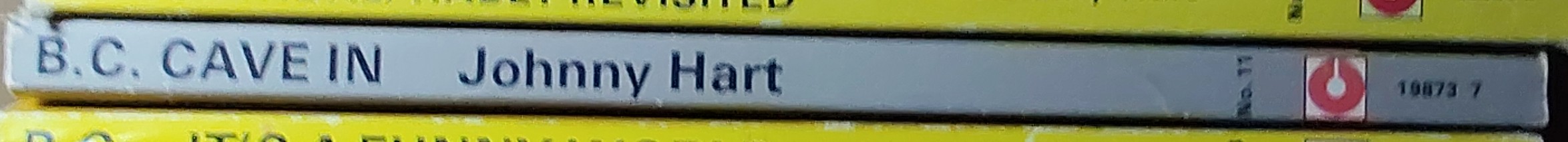 Johnny Hart  B.C. CAVE IN spine of book image